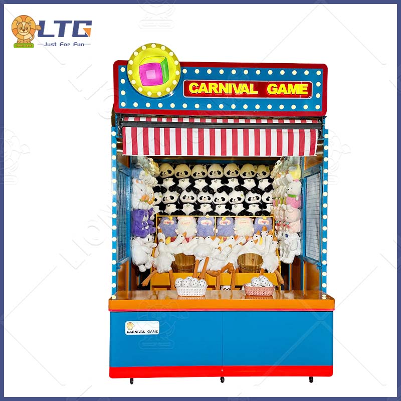 Magic barrel carnival booth game