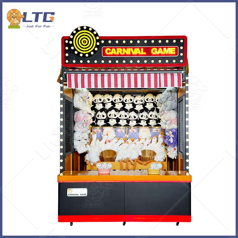 Magic barrel carnival booth game