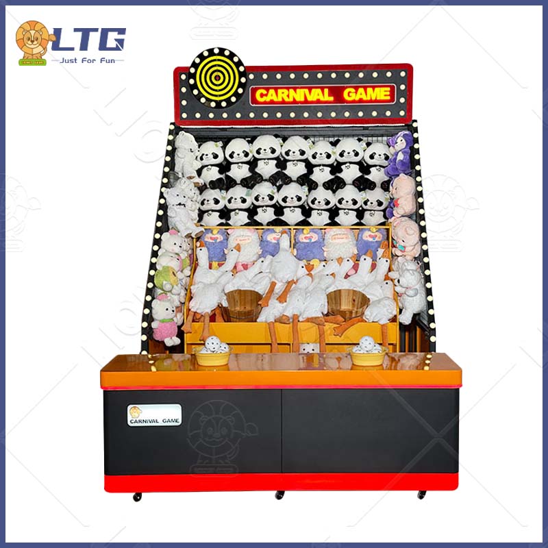 Magic barrel carnival booth game